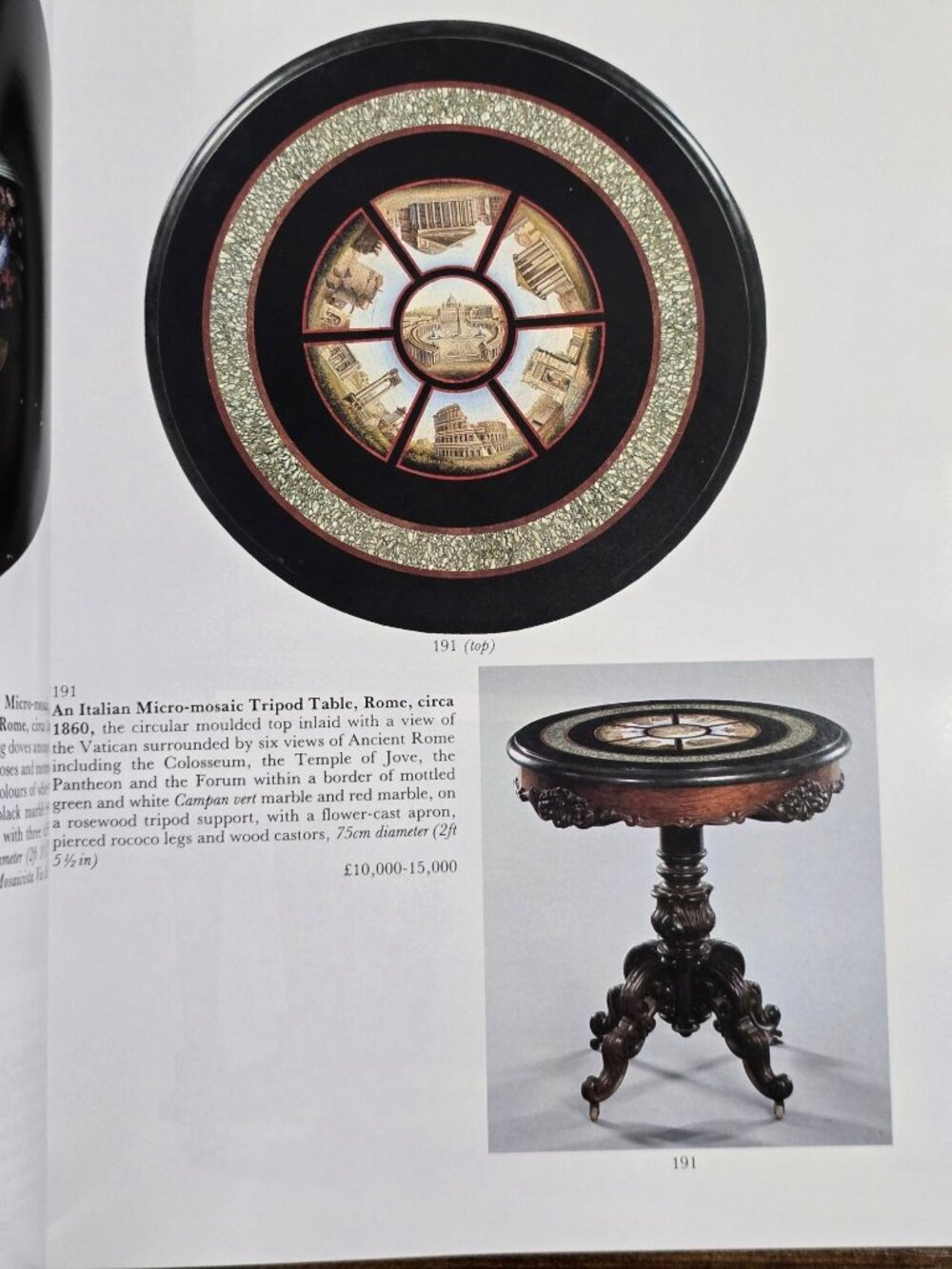 Sothebys 19th & 20th Century Furniture And Decorations Auction Catalog 1990 - Picture 8 of 12